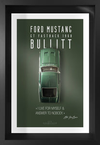 Ford Mustang Fastback - 40x60