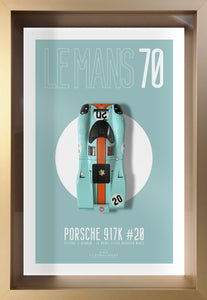 Porsche 917K GULF - 40x60